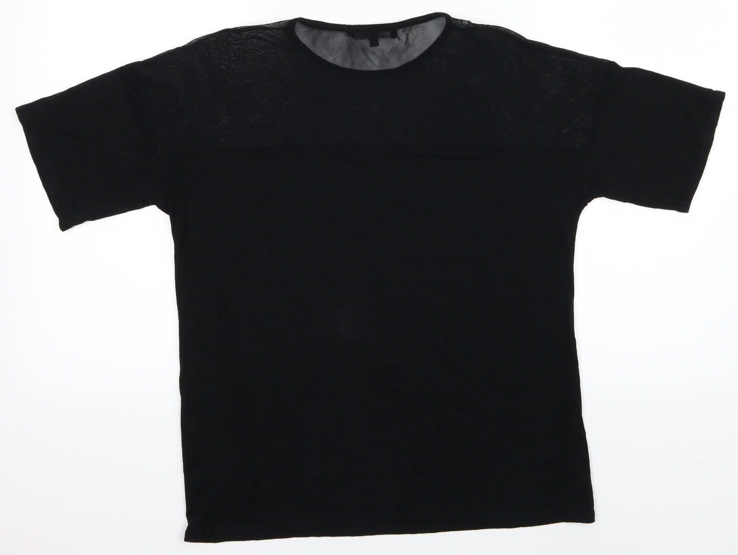 Daisy Street Womens Black   Basic T-Shirt Size M