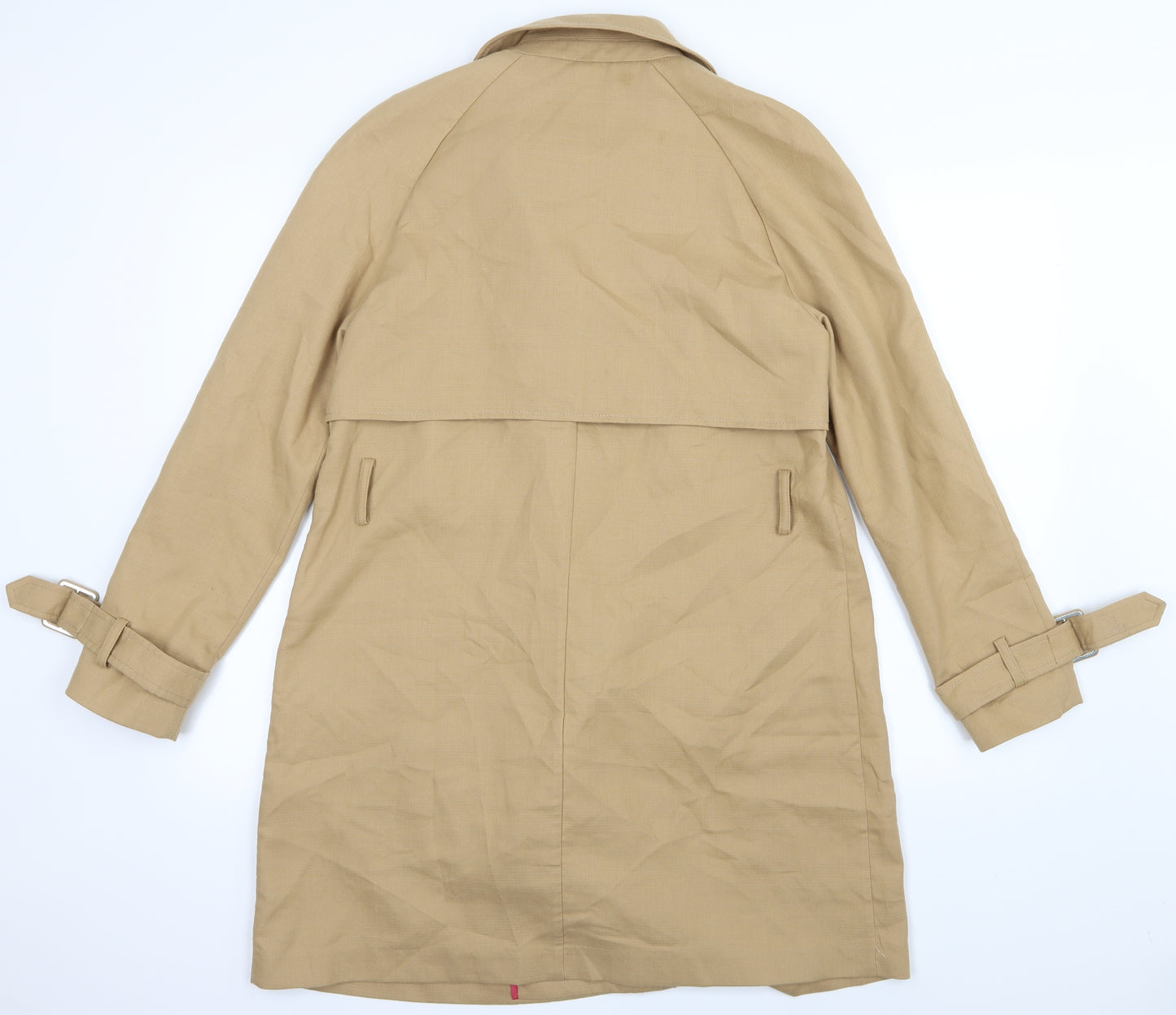 NEXT Womens Beige   Overcoat Coat Size 14