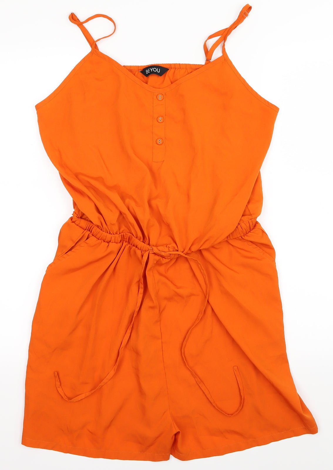 Be You Womens Orange   Shorts One-Piece Size 18
