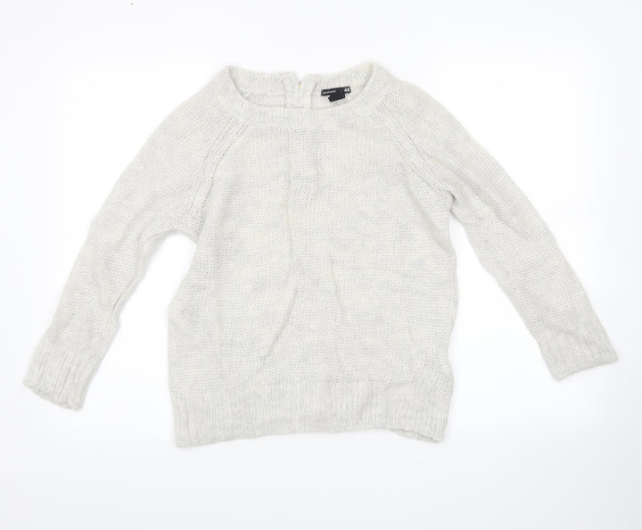 H&M Womens Grey Pullover Jumper Size S