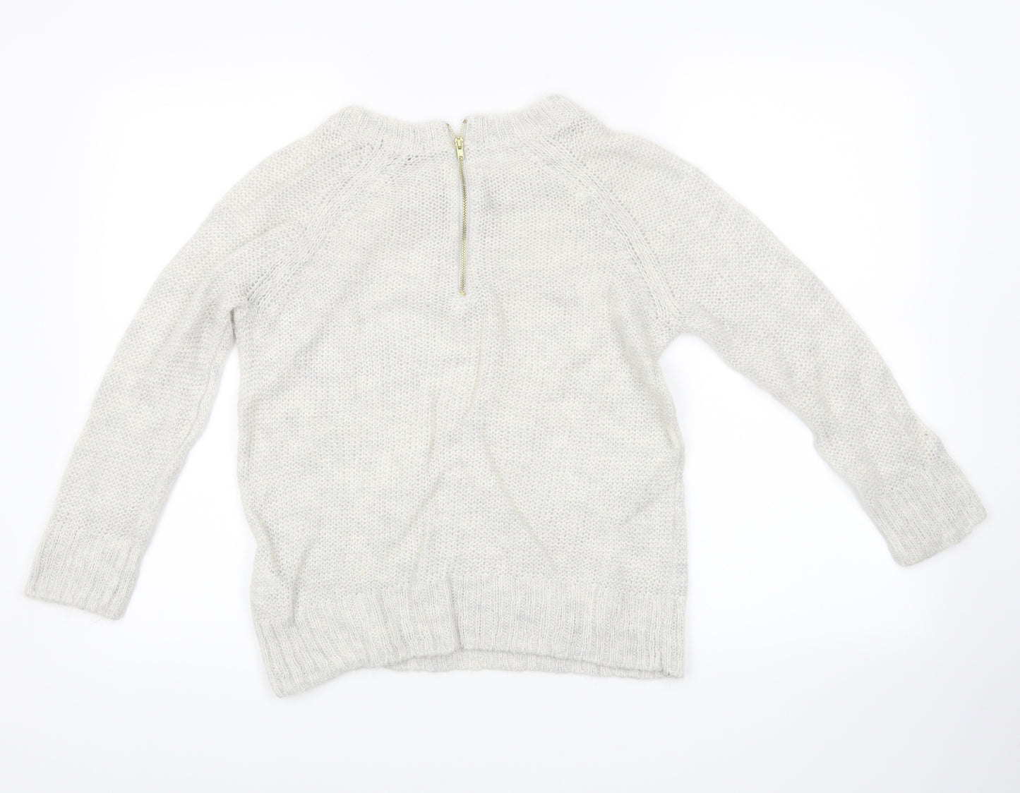 H&M Womens Grey   Pullover Jumper Size S