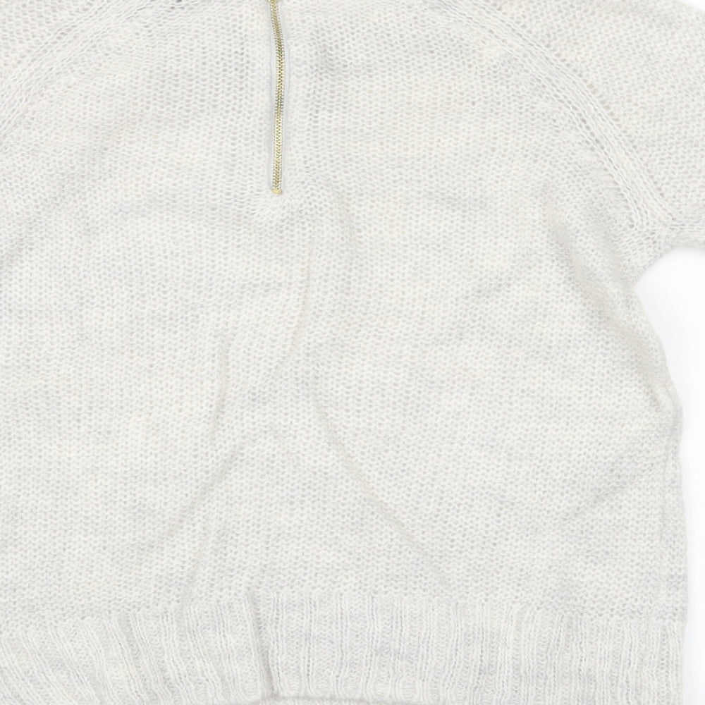 H&M Womens Grey   Pullover Jumper Size S