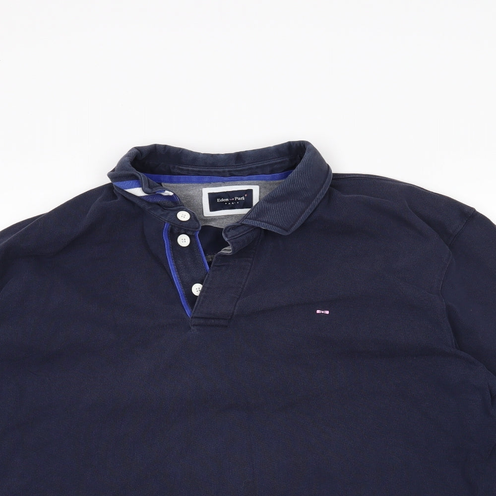 Eden Park Womens Blue   Basic Polo Size 2XL  - french flair