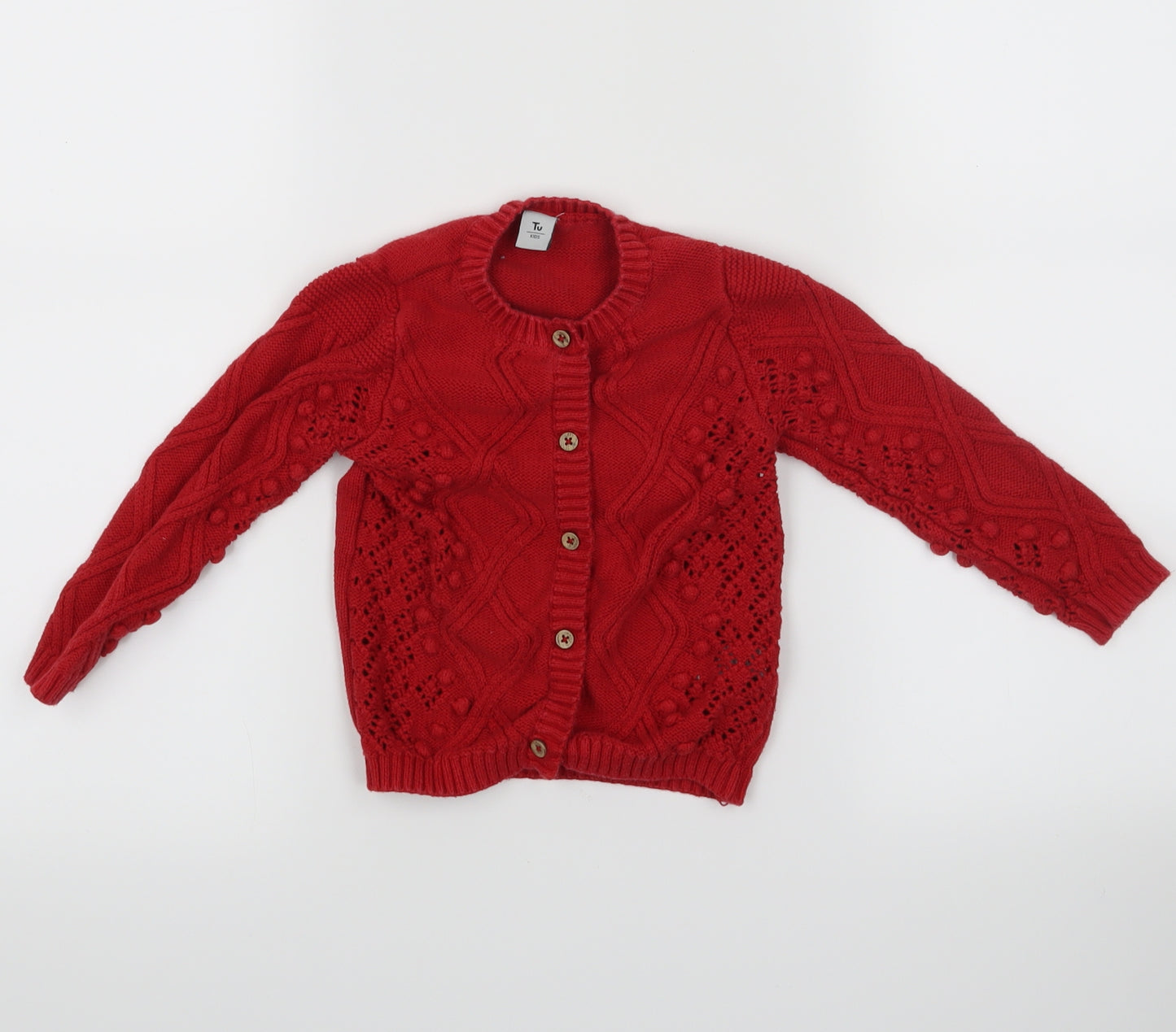 TU  Red   Cardigan Jumper Size 12-18 Months