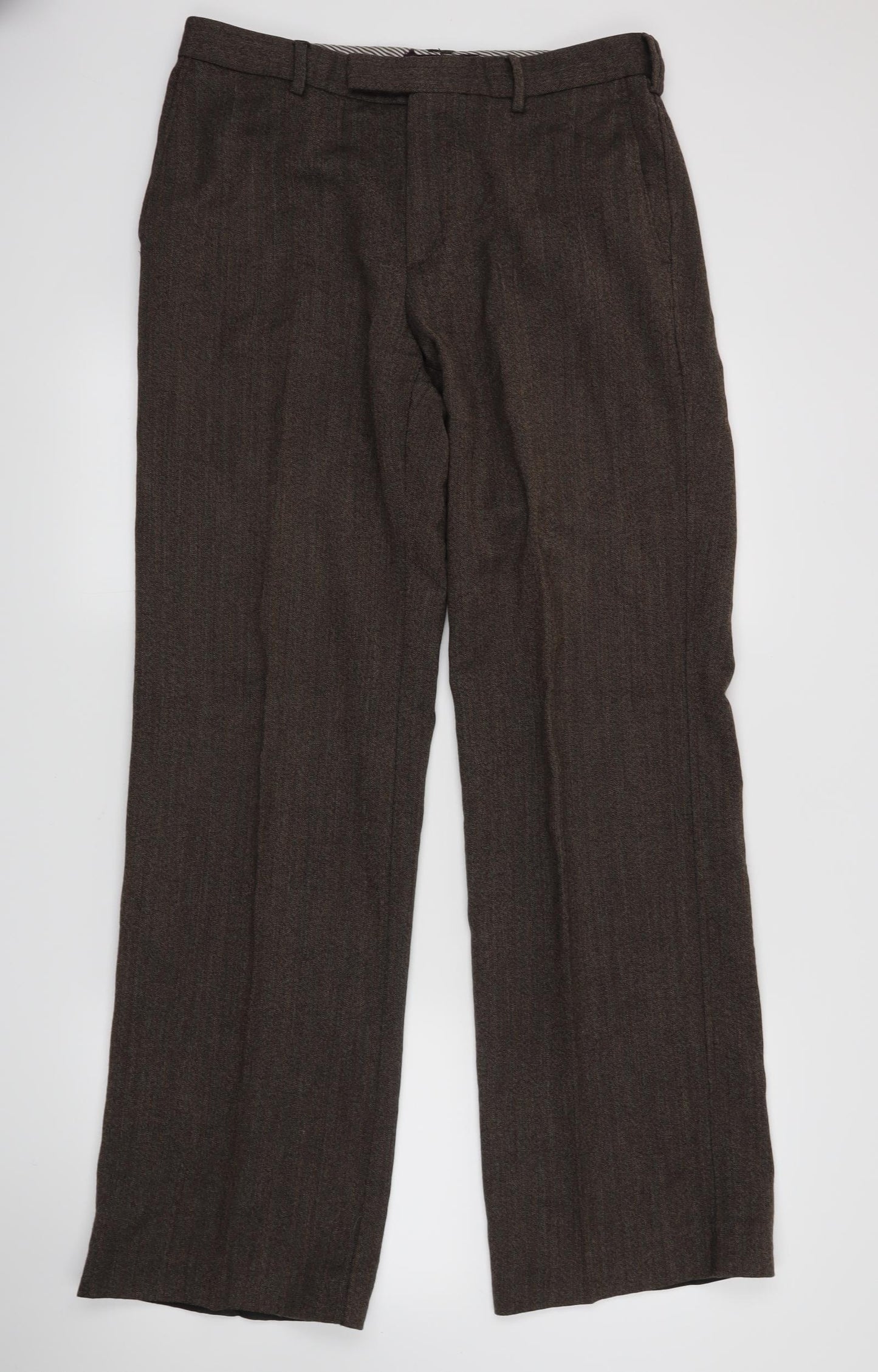 NEXT Mens Brown   Trousers  Size 32 in L31 in