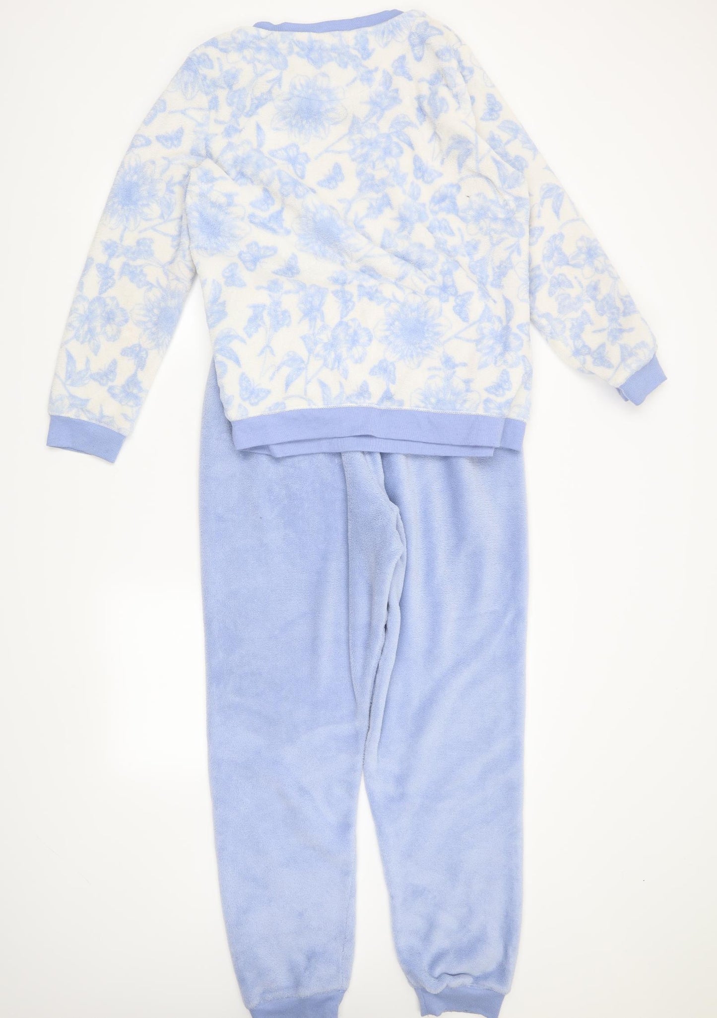 love to lounge Womens Blue Floral  Top Pyjama Set Size L