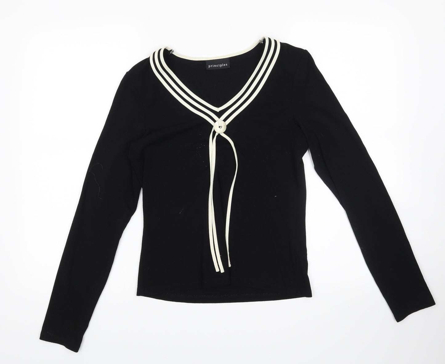 Principles Womens Black   Pullover Jumper Size 12