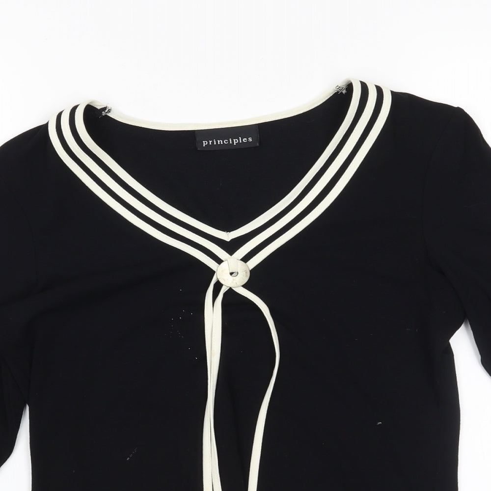 Principles Womens Black   Pullover Jumper Size 12