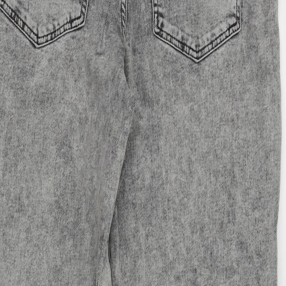 George Womens Grey   Mom Jeans Size 12 L26 in