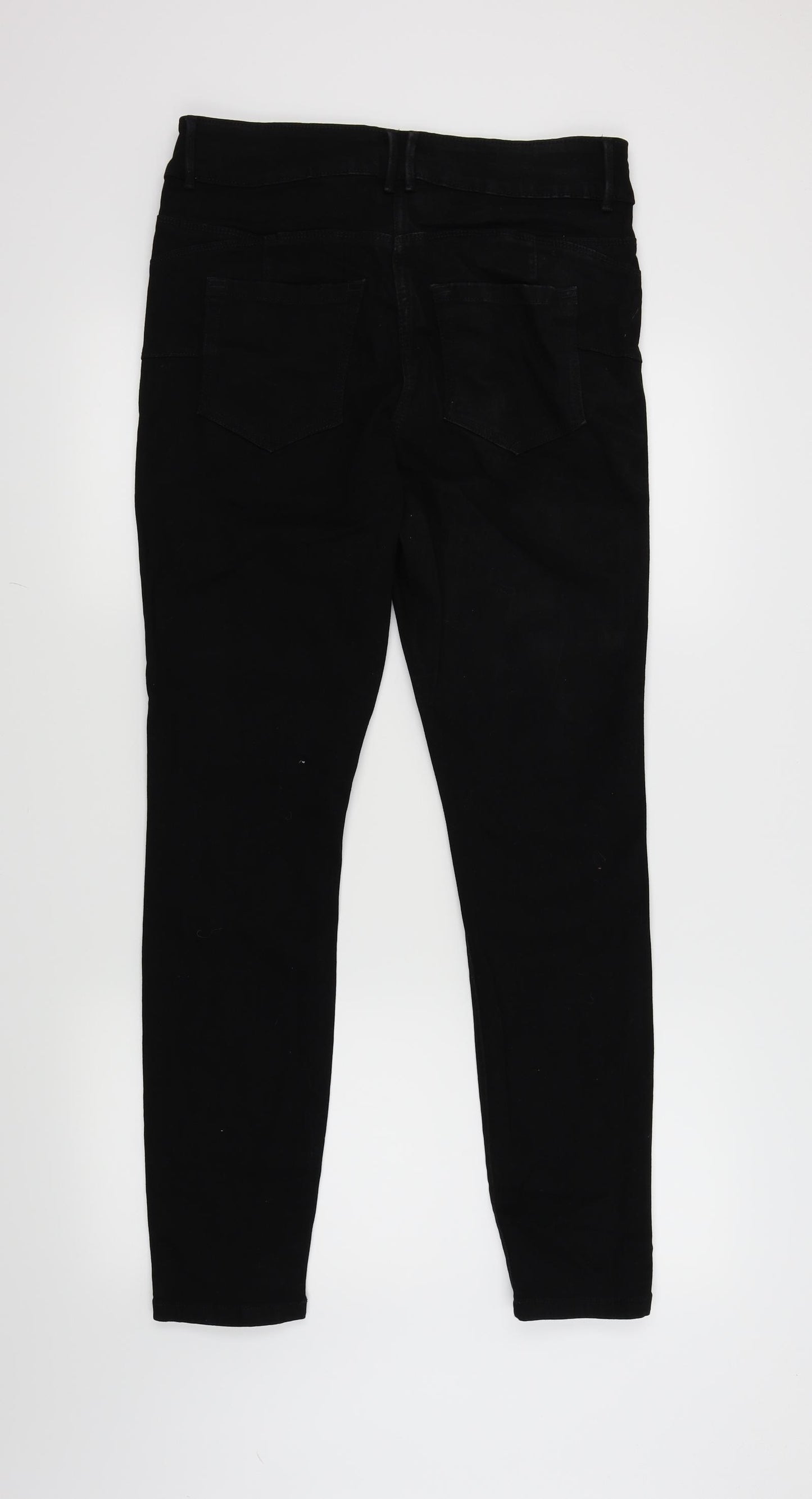 NEXT Womens Black   Skinny Jeans Size 14 L30 in