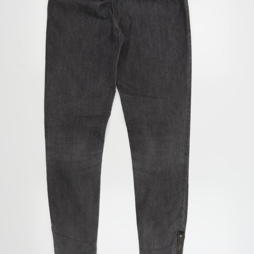 H&M Womens Grey   Skinny Jeans Size 10 L30 in
