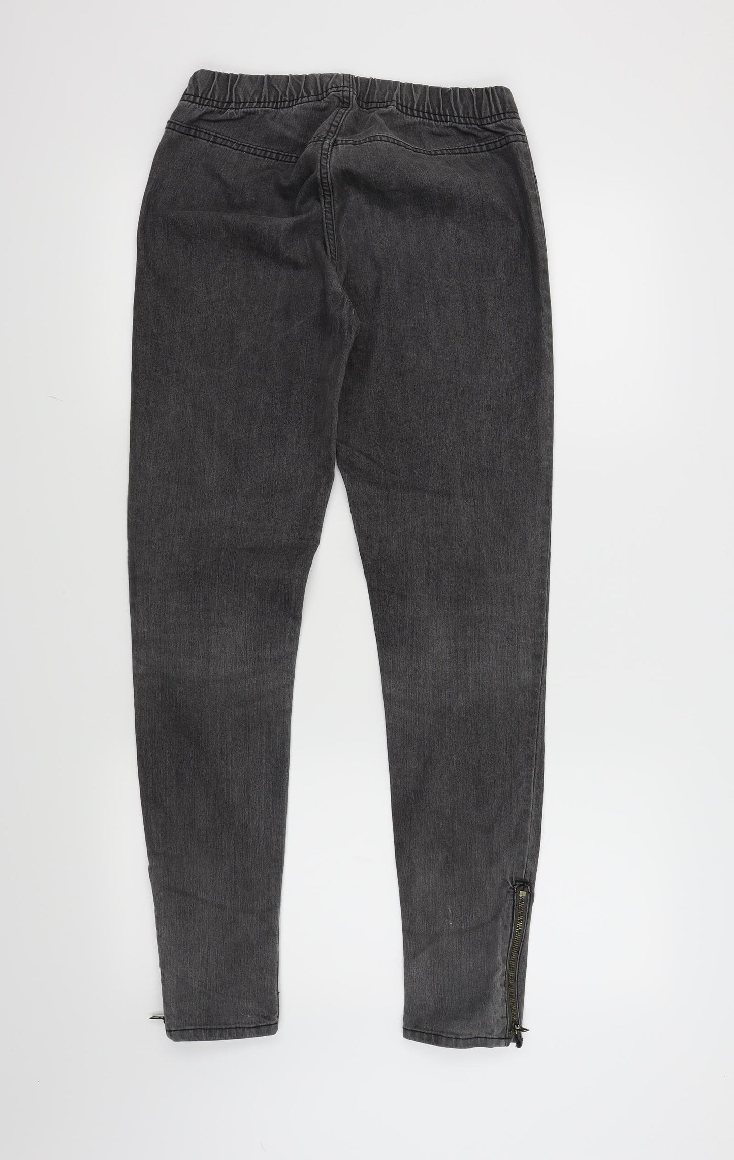 H&M Womens Grey   Skinny Jeans Size 10 L30 in