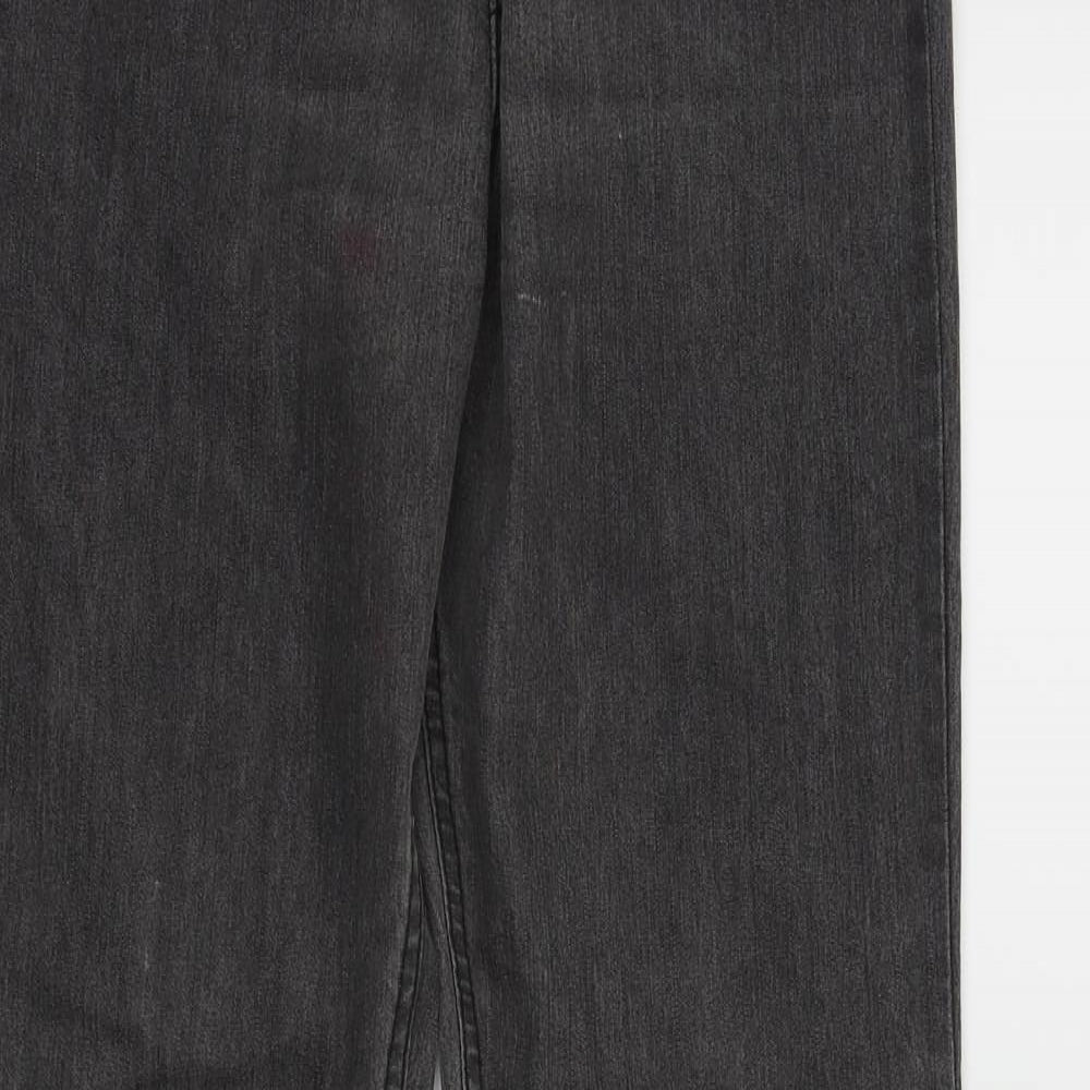 H&M Womens Grey   Skinny Jeans Size 10 L30 in