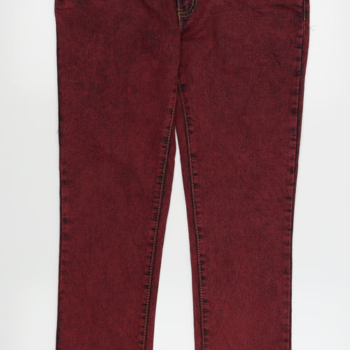 725 Originals Womens Red   Cropped Jeans Size 34 in L25 in