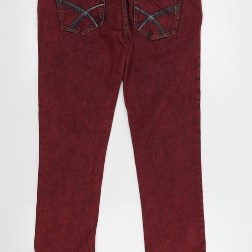 725 Originals Womens Red   Cropped Jeans Size 34 in L25 in