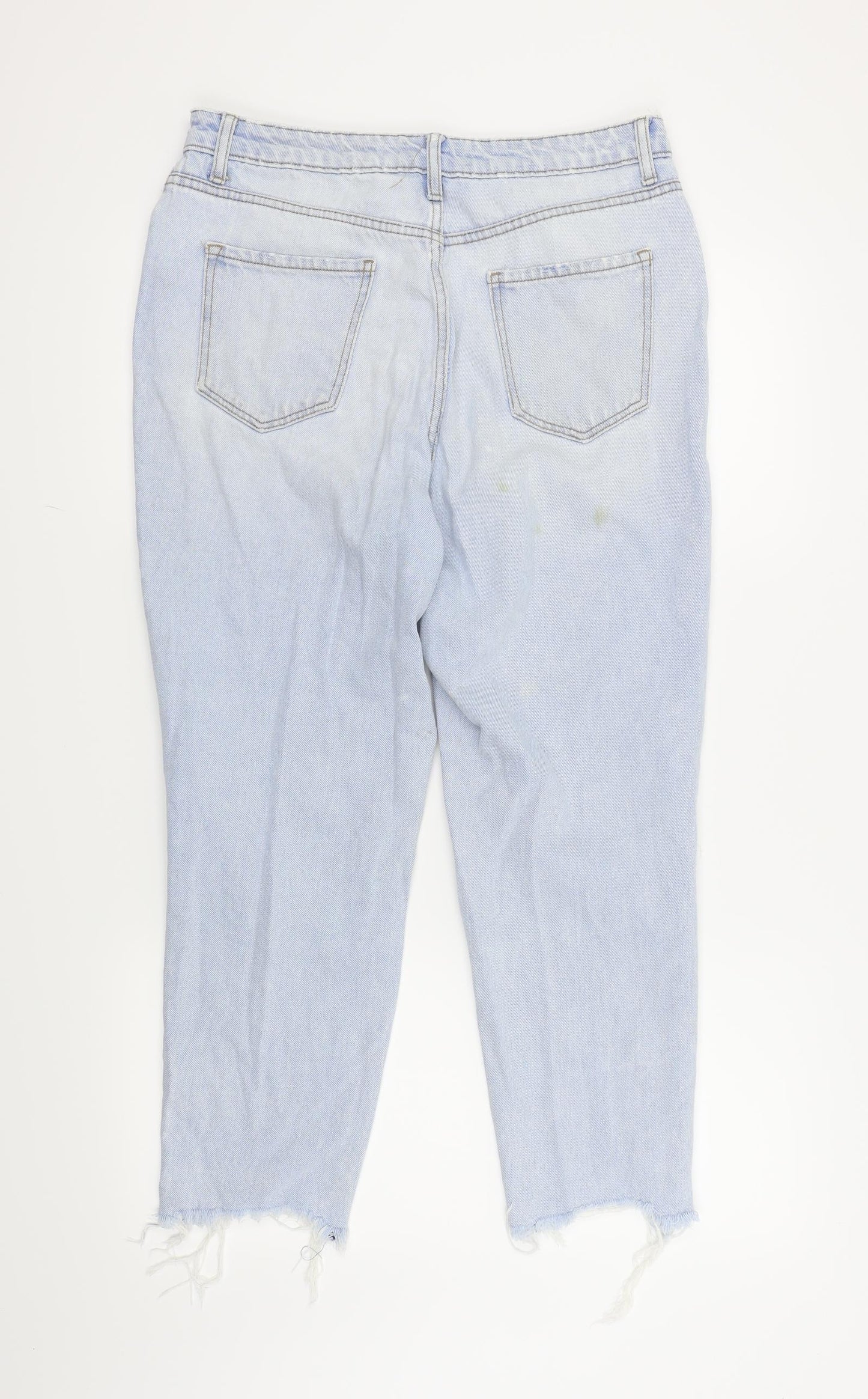 New Look Womens Blue   Mom Jeans Size 14 L25 in