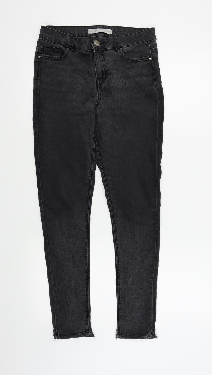 George Womens Black   Skinny Jeans Size 10 L26 in