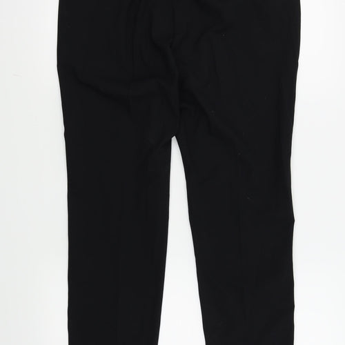 M&S  Womens Black   Trousers  Size 12 L27 in