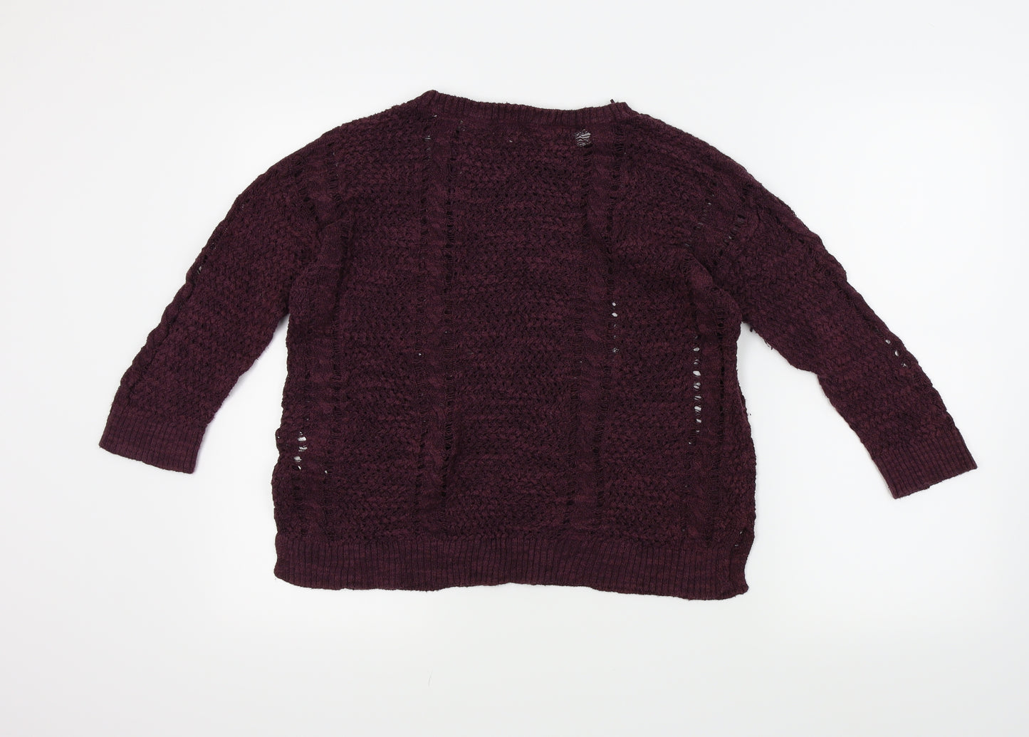 Fat Face Womens Purple   Pullover Jumper Size 12