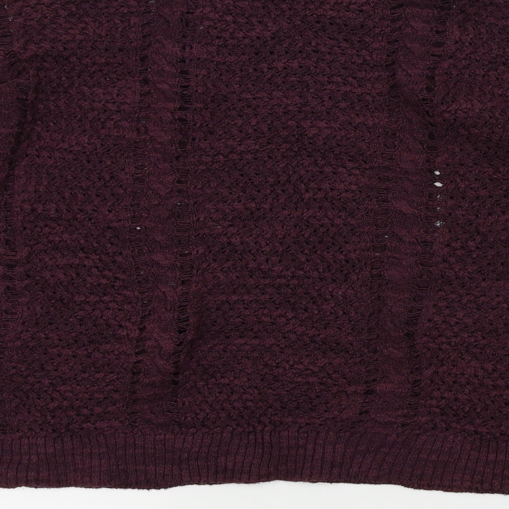 Fat Face Womens Purple   Pullover Jumper Size 12