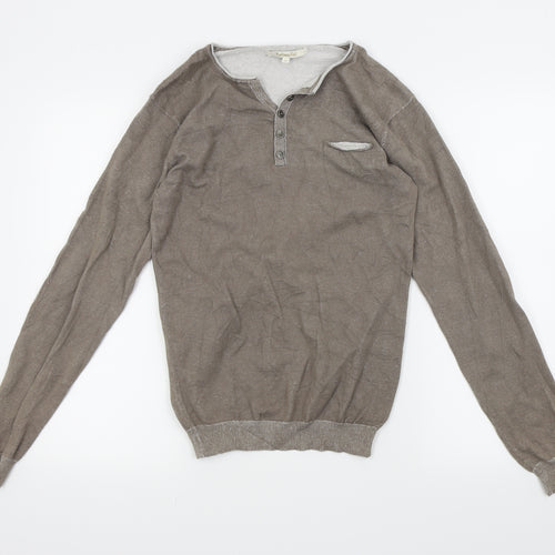 Carnet de Vol Mens Beige   Pullover Jumper Size S