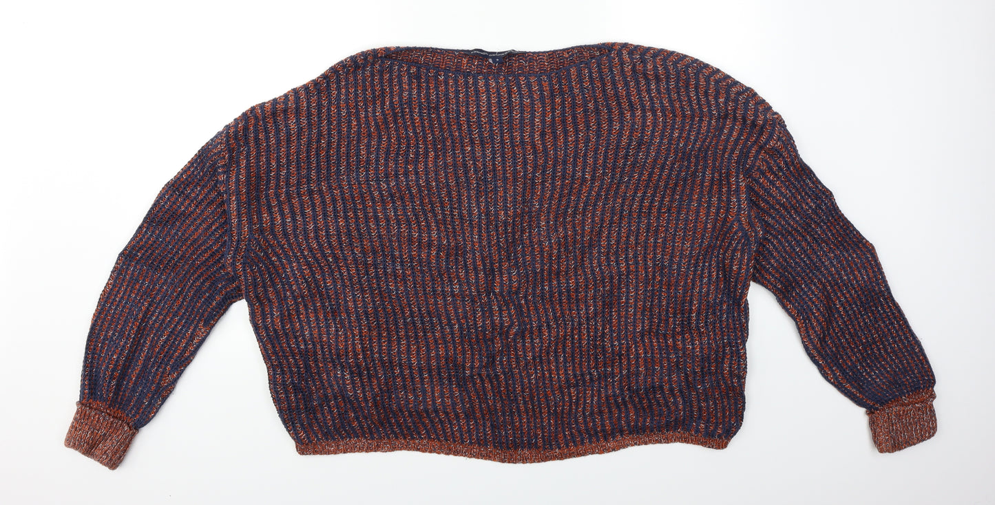 French Connection Womens Multicoloured   Pullover Jumper Size S  - Cropped