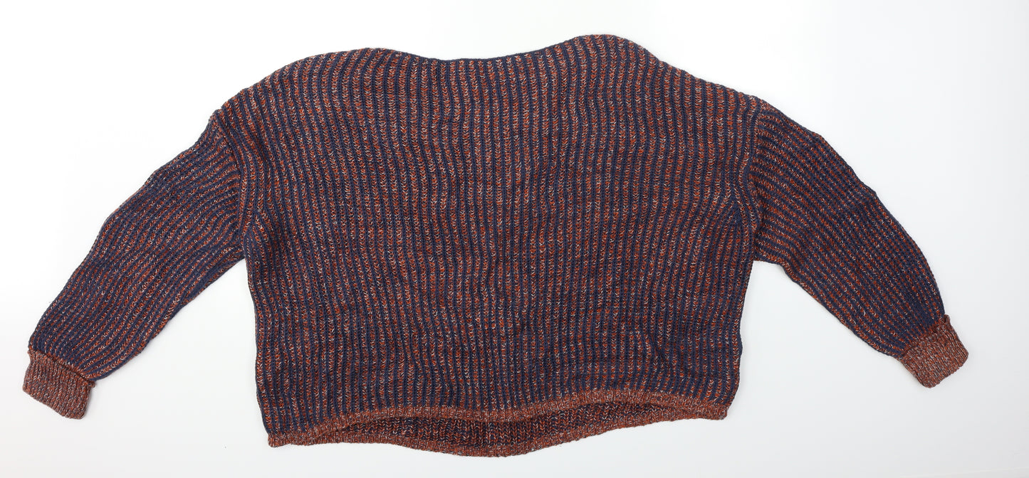 French Connection Womens Multicoloured   Pullover Jumper Size S  - Cropped