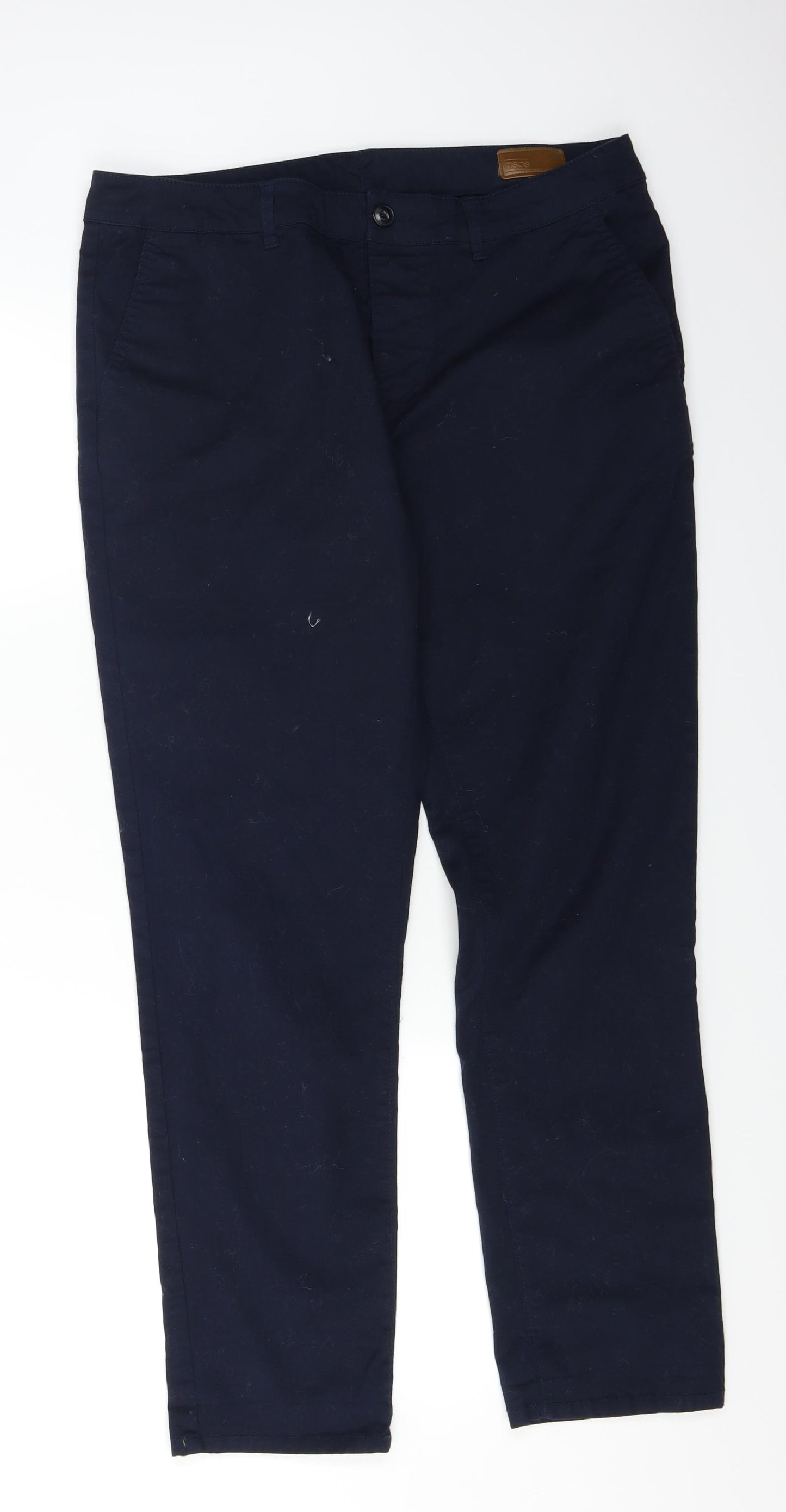 ASOS Mens Blue   Chino Trousers Size 37 L27 in