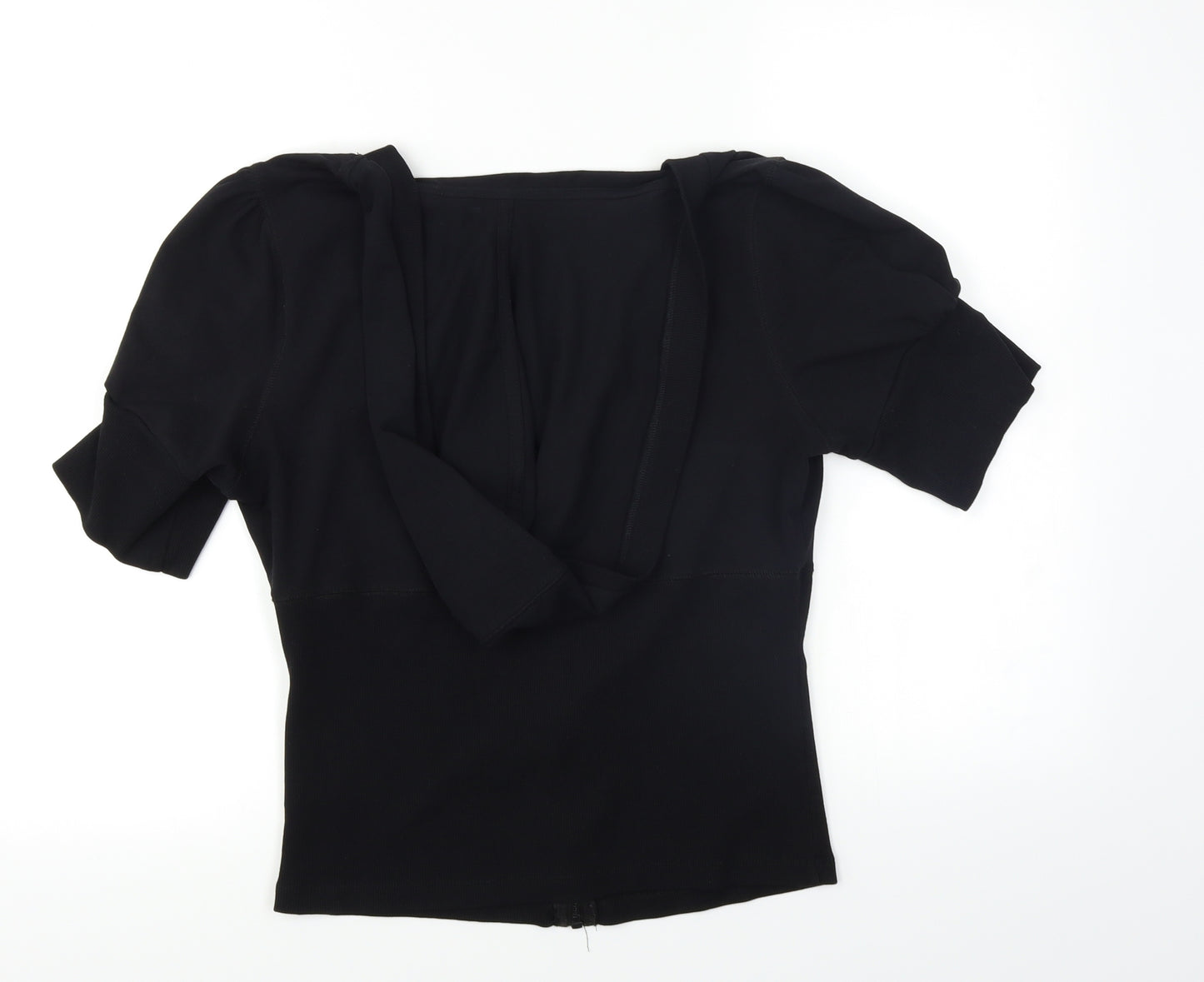 Evie Womens Black   Full Zip Hoodie Size 14