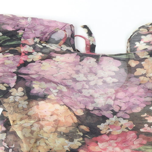 H&M Womens Multicoloured Floral  Basic Blouse Size S