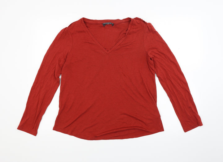 NEXT Womens Red   Basic Blouse Size 14