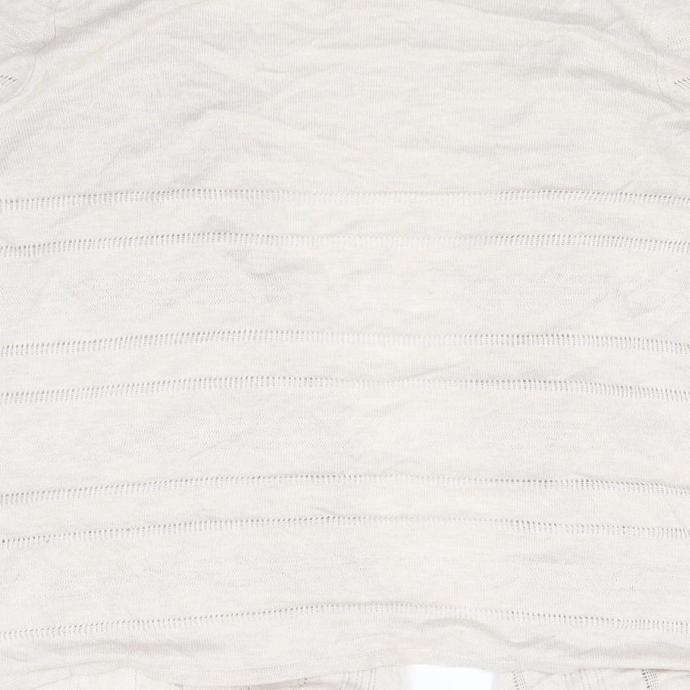 Olsen Womens Beige  Knit Cardigan Jumper Size 16