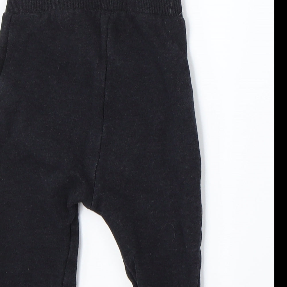 George Boys Black   Jogger Trousers Size 6-9 Months  - batman