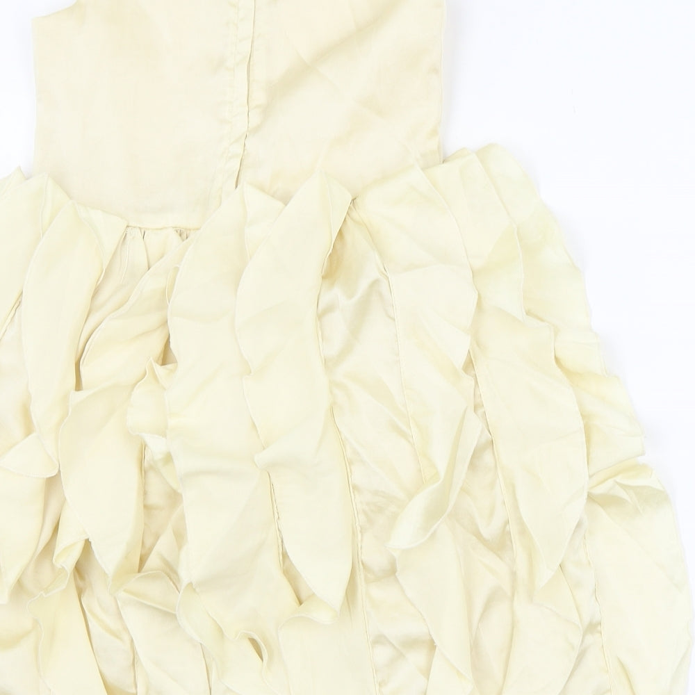 H&M Girls Gold   Ball Gown  Size 8-9 Years