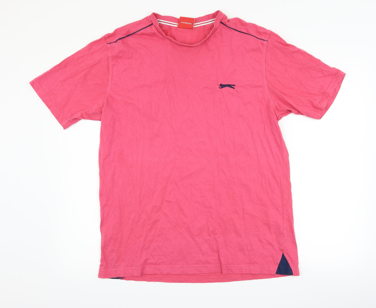 Slazenger Mens Pink    T-Shirt Size L