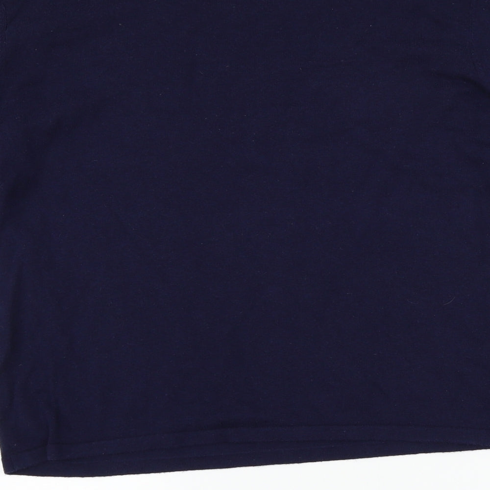 NEXT Womens Blue   Pullover Jumper Size 10  - Snowflakes