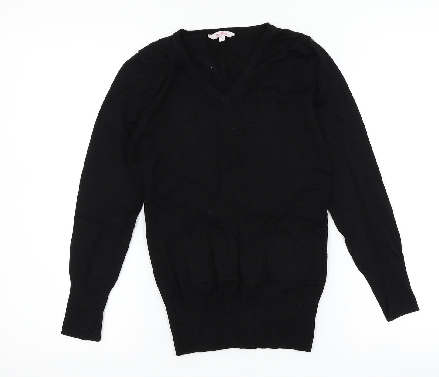 miss evie Girls Black   Pullover Jumper Size 12-13 Years