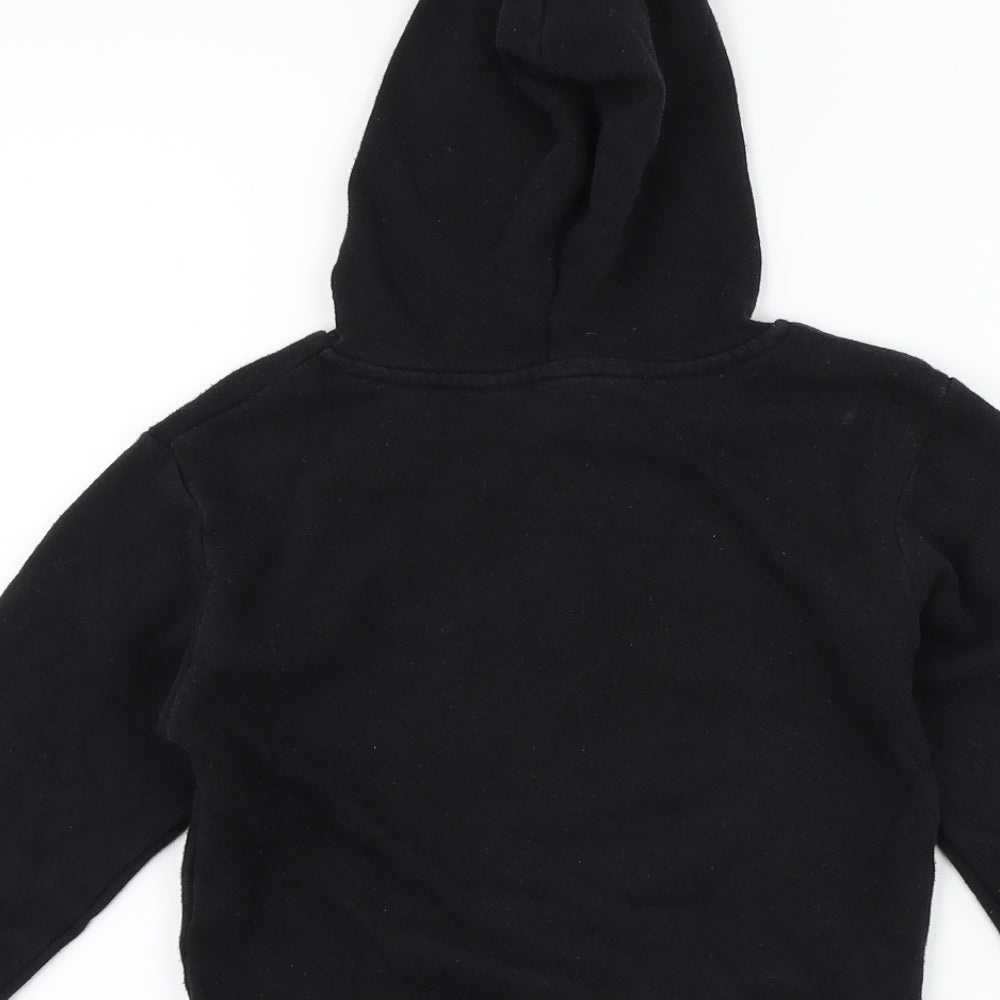 H&M Boys Black   Pullover Hoodie Size 5-6 Years  - Skeleton