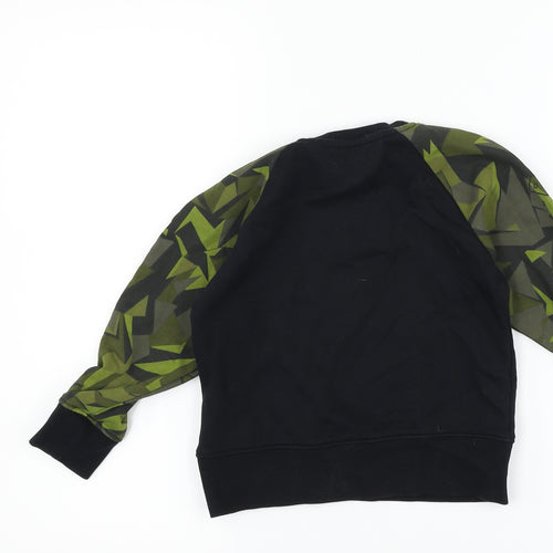 NEXT Boys Black Geometric  Pullover Sweatshirt Size 3 Years