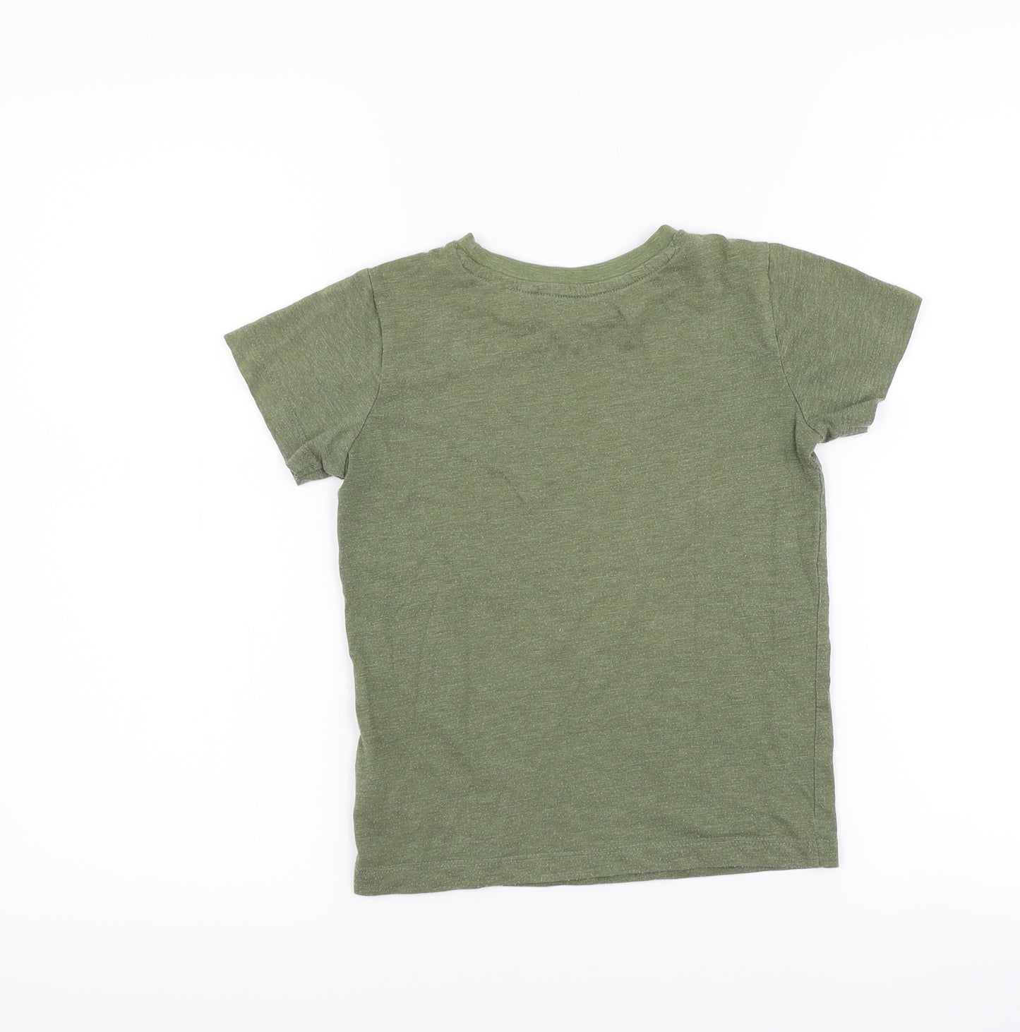 NEXT Boys Green   Basic T-Shirt Size 5 Years  - Good Vibes