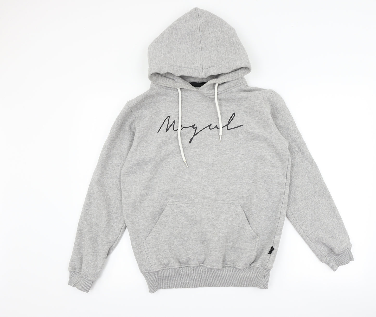Mogul Mens Grey   Pullover Hoodie Size S