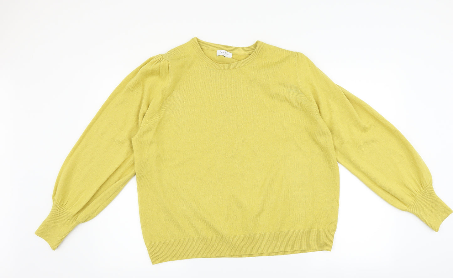 Papaya Womens Yellow   Pullover Jumper Size XL