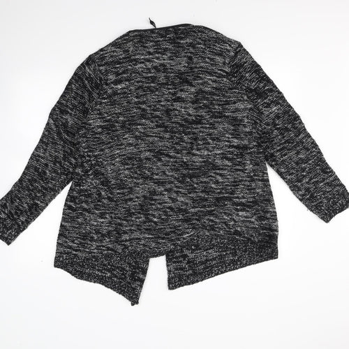 Preworn Womens Black   Cardigan Jumper Size 14