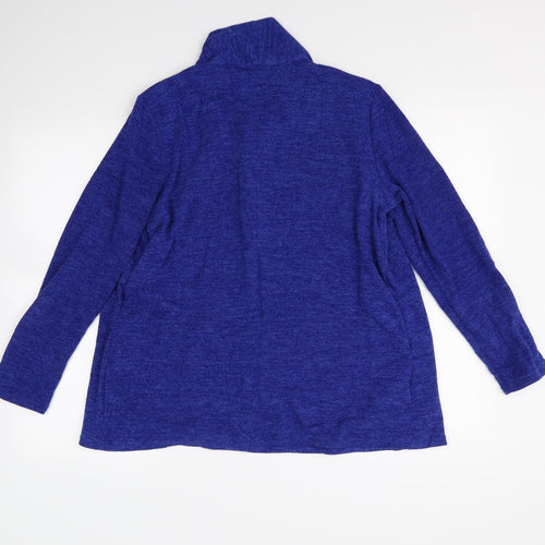 Afibel Womens Blue   Pullover Jumper Size 14