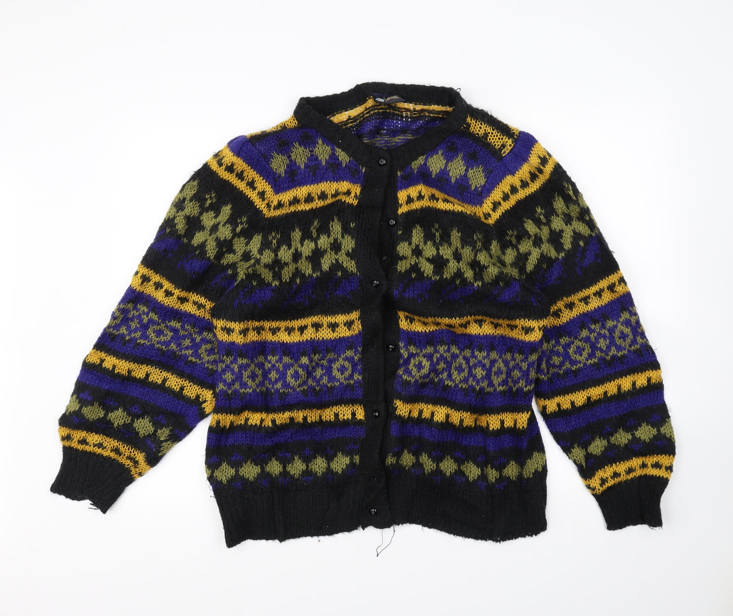 Sixth Sense Womens Multicoloured Striped  Cardigan Jumper Size 16