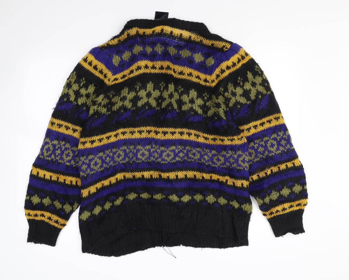 Sixth Sense Womens Multicoloured Striped  Cardigan Jumper Size 16