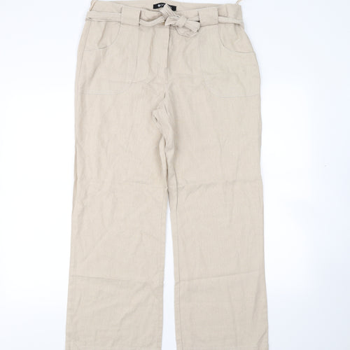 Originals Womens Beige   Trousers  Size 14 L28 in
