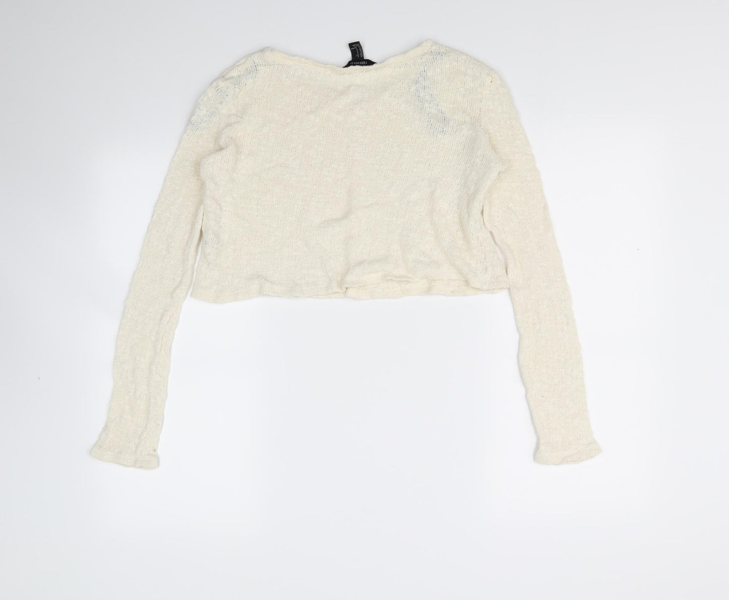 FOREVER 21 Womens Beige   Pullover Jumper Size S