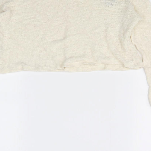 FOREVER 21 Womens Beige   Pullover Jumper Size S