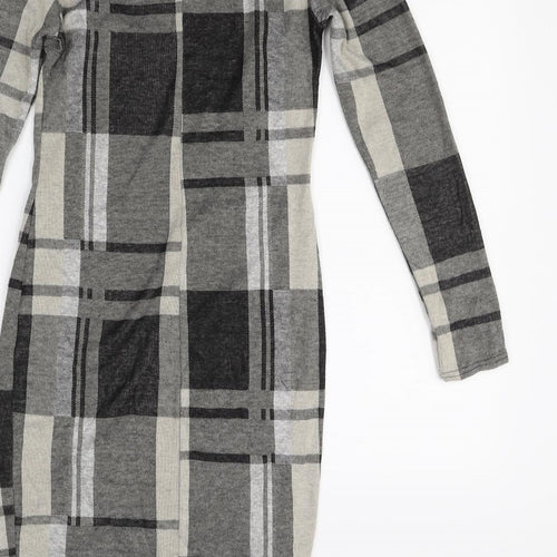 New Look Womens Multicoloured Check  Mini  Size 10